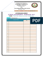 Attendance Sheet DRR