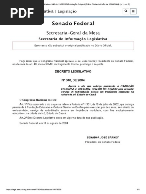 Decreto Legislativo - 340 de 11_08_2004Publicação Original [Diário Oficial da União de 12_08_2004] (p. 1, col. 2).pdf
