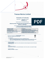 Transas ECDIS Declaration of Conformity PDF