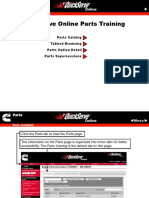 Quickserve Online Parts Training: Parts Catalog Tabbed Browsing Parts Option Detail Parts Supersessions
