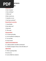 Full List of 100 Sentences