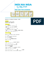 Hindi Na Nga (This Band) Ukulele Sheet PDF