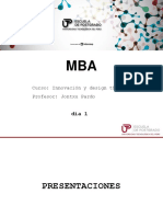 MBA Design Thinking: Generar valor con menos recursos