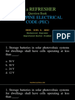 Philippine Electrical Code Question Bank