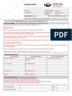 Position Competency Profile (PCP) Example: (Sample Form)