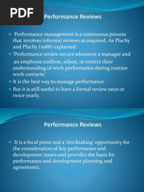 Performance Review