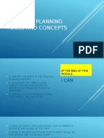 Financial Planning Tools and Concepts