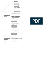 CJBS CV Template