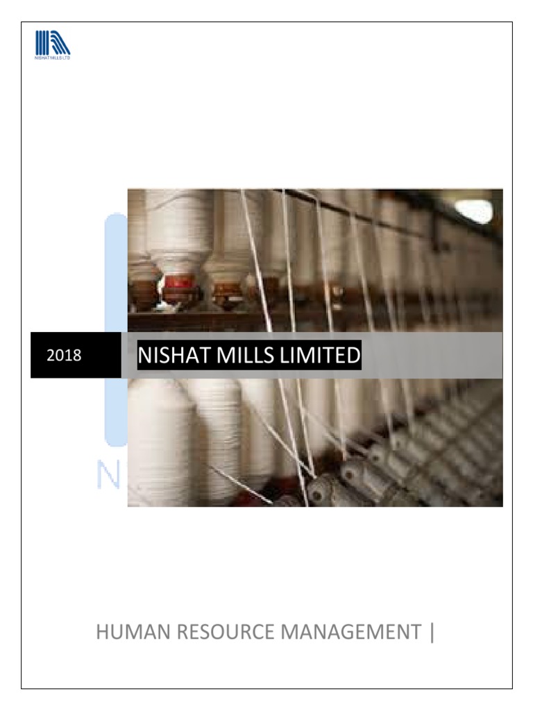 Nishat Mills Limited Human Resource Management PDF Human Resource