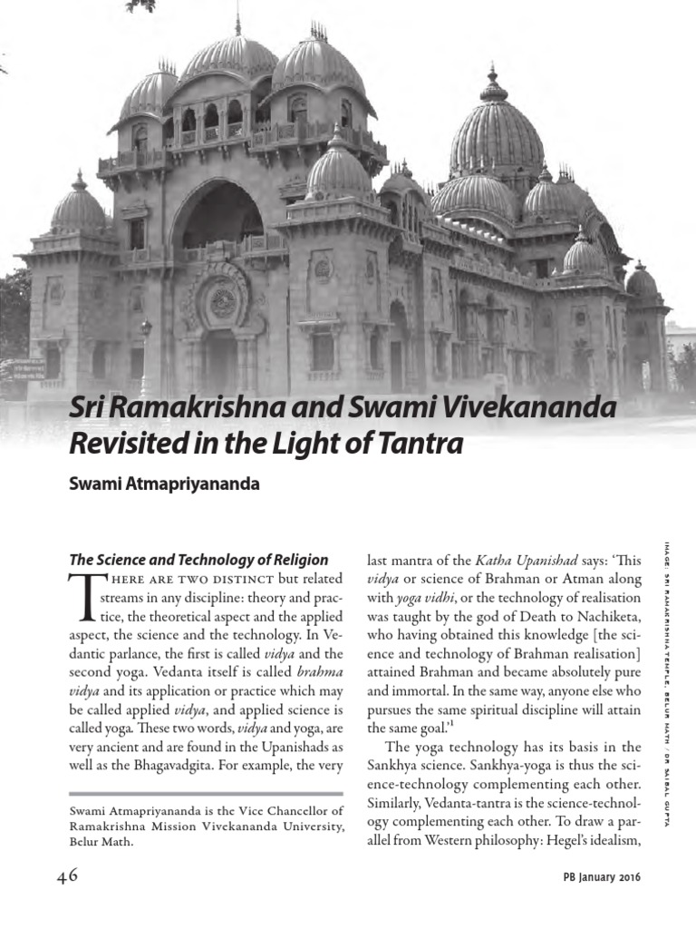 Swami Vivekananda and Sri Rama Krishna Paramahamsa | PDF | Sarada Devi ...