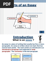 Parts of an Essay