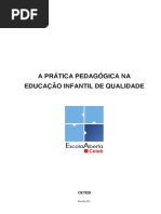 A Prática Pedagógica Na Educação Infantil de Qualidade