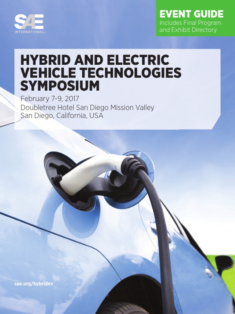 Hybrid and Electric Vehicle Technologies Symposium Event Guide PDF