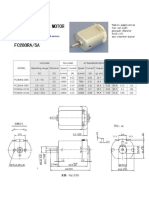 Brushless DC Motor Specifications Table