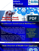 Global B2B Contacts Healthcare and Medical Email Database