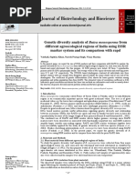 Genetic Diversity Analysis of Butea Monosperma From Different Agroecological Regions of India Using ISSR Marker System and Its Comparison With Rapd