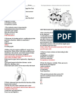 Answer Key - The Human Anatomy&physiology Pre-Test - 2019