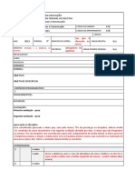 Modelo de Plano de Ensino