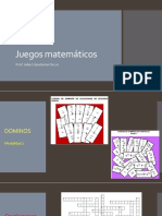 Juegos matemáticos para estudiantes