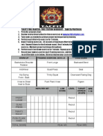 Fire Station Tabata Program Chart