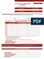 Formulario de Conformidad de Aportes L