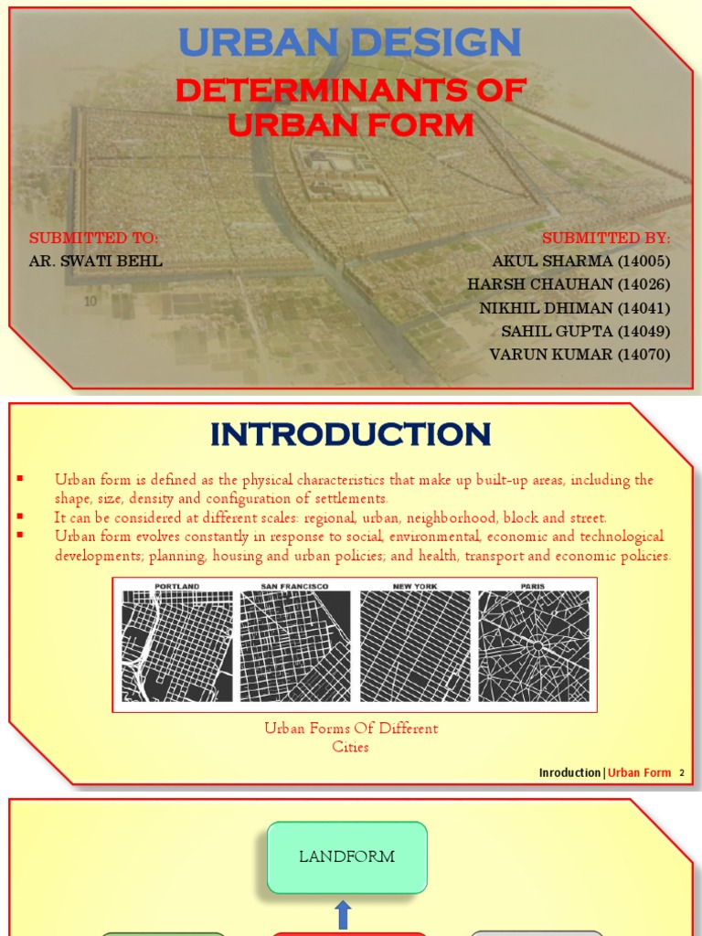 Determinants of Urban Form Analysis | PDF | Climate | Rain