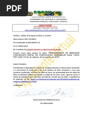 Ofício número 4.994. 223.20019