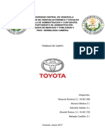 Trabajo de Campo Toyota