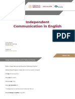 Independent Communication in English: Colegio Nacional de Educación Profesional Técnica