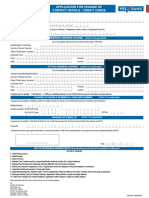 Application For Change of Contact Details - Credit Cards