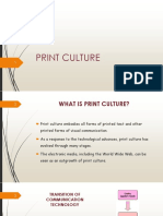 Print Culture: Group 1 (Adhiraa M)