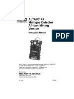 Operating Manual - ALTAIR 4X African Mining - 10125485 - R000 PDF