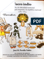 José M. Portillo Fuero Indio. Tlaxcala y la identidad territorial