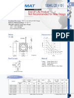 End of Life Product Not Recommended For New Design: Rotation