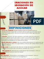 Balance de Masas en Elaboración de Azúcar