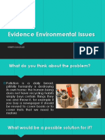 Evidence Environmental Issues