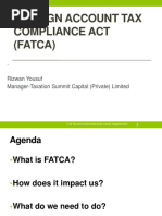 Foreign Account Tax Compliance Act (Fatca)