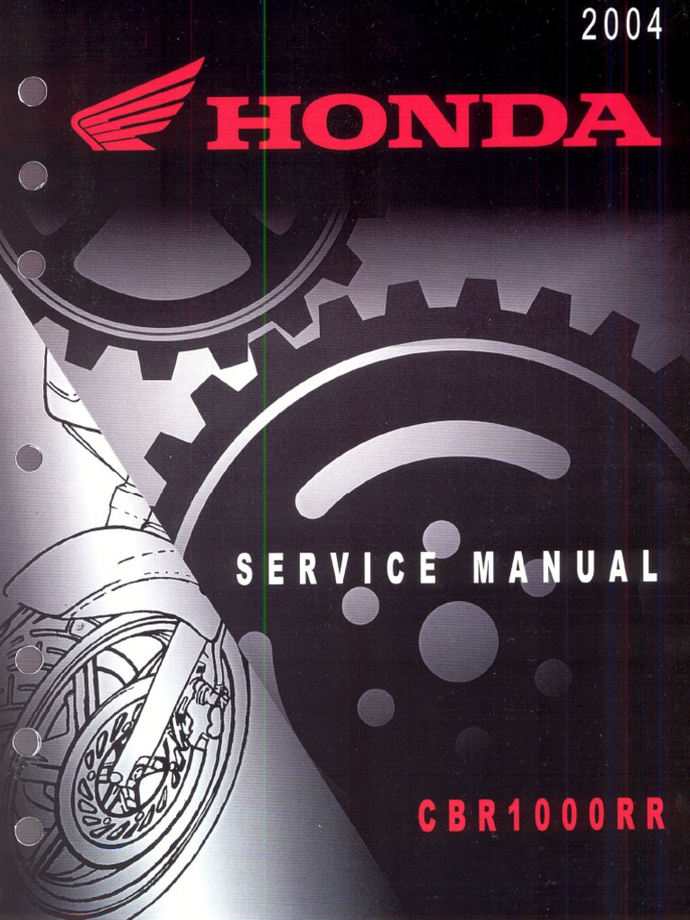 HONDA CBR1000RRサービスマニュアル Honda 2014 CBR1000RR Service Manual