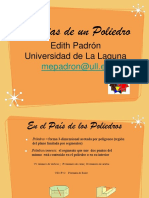 Historias de Un Poliedro: Edith Padrón Universidad de La Laguna