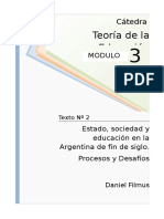 Filmus - Estado Sociedad y Educacion en la Argentina.doc