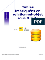 Requetes Imbriques Sous Oracle