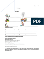 Test Engleza Clasa A IV