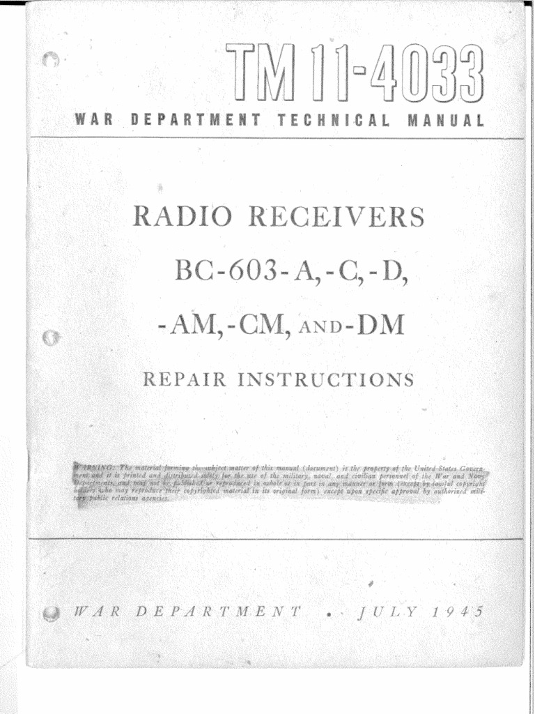 BC 603 | PDF