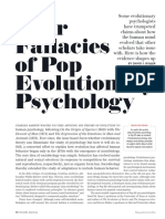 Cuatro Falacias de La Mala Psicología Evolucionista - David J. Buller PDF