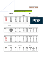 Calculo Rapido Insumos