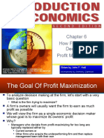 How Firms Make Decisions: Profit Maximization: Slides by John F. Hall