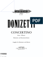 Donizetti Concertino Cl e Pf