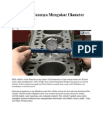 Bagaimana Caranya Mengukur Diameter Blok Silinder