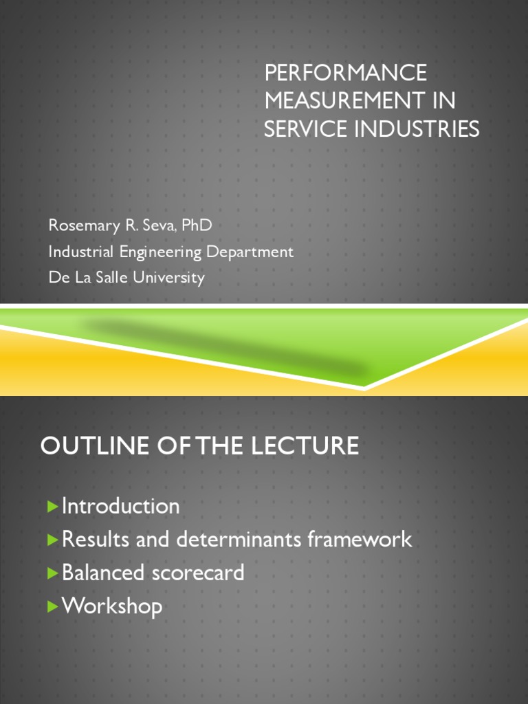 Performance Measurement Frameworks | PDF | Innovation | Business