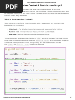 Js Execution Context